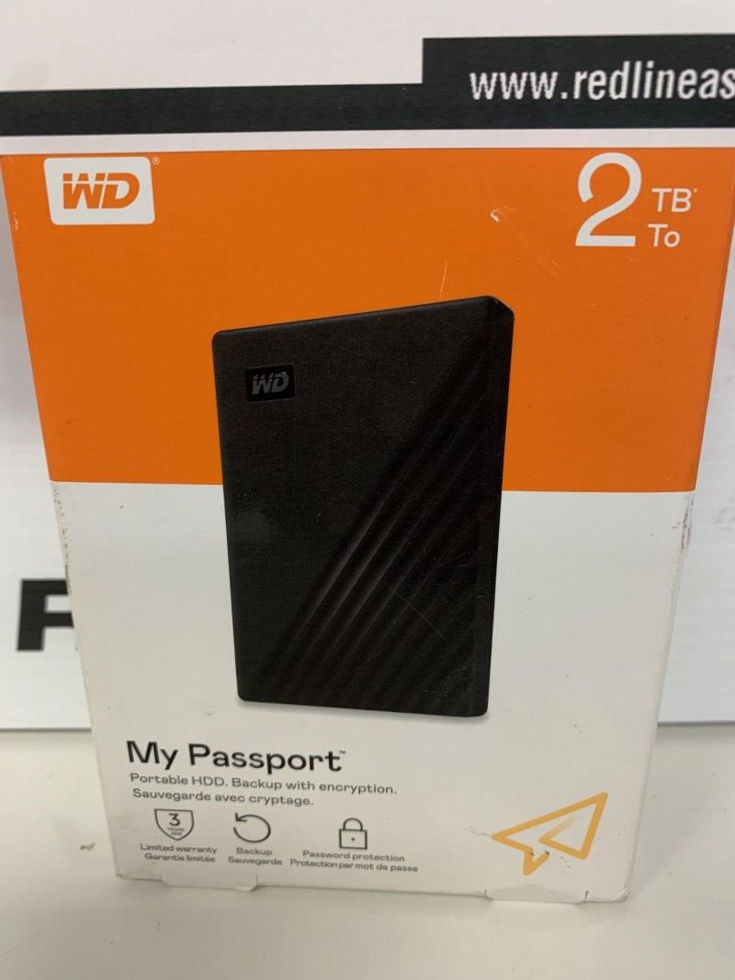 My Passport - Wd - Portable Hdd, Back Up With Enryption - 2 Tb - Image 2 of 2