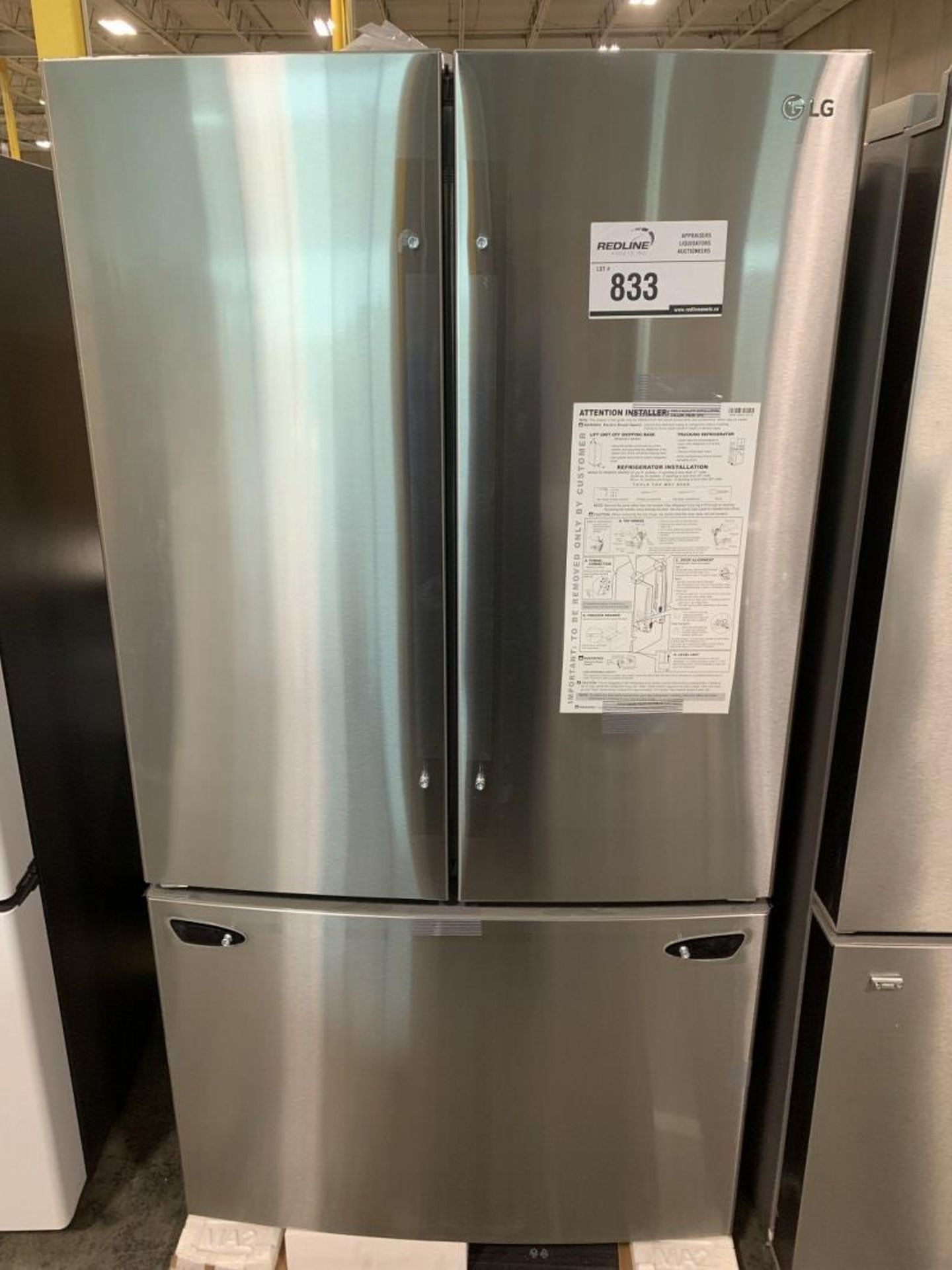 Lg - French Door Refrigerator, 36 Inch Width, Energy Star Certified, 29 Cu. Ft. Capacity,