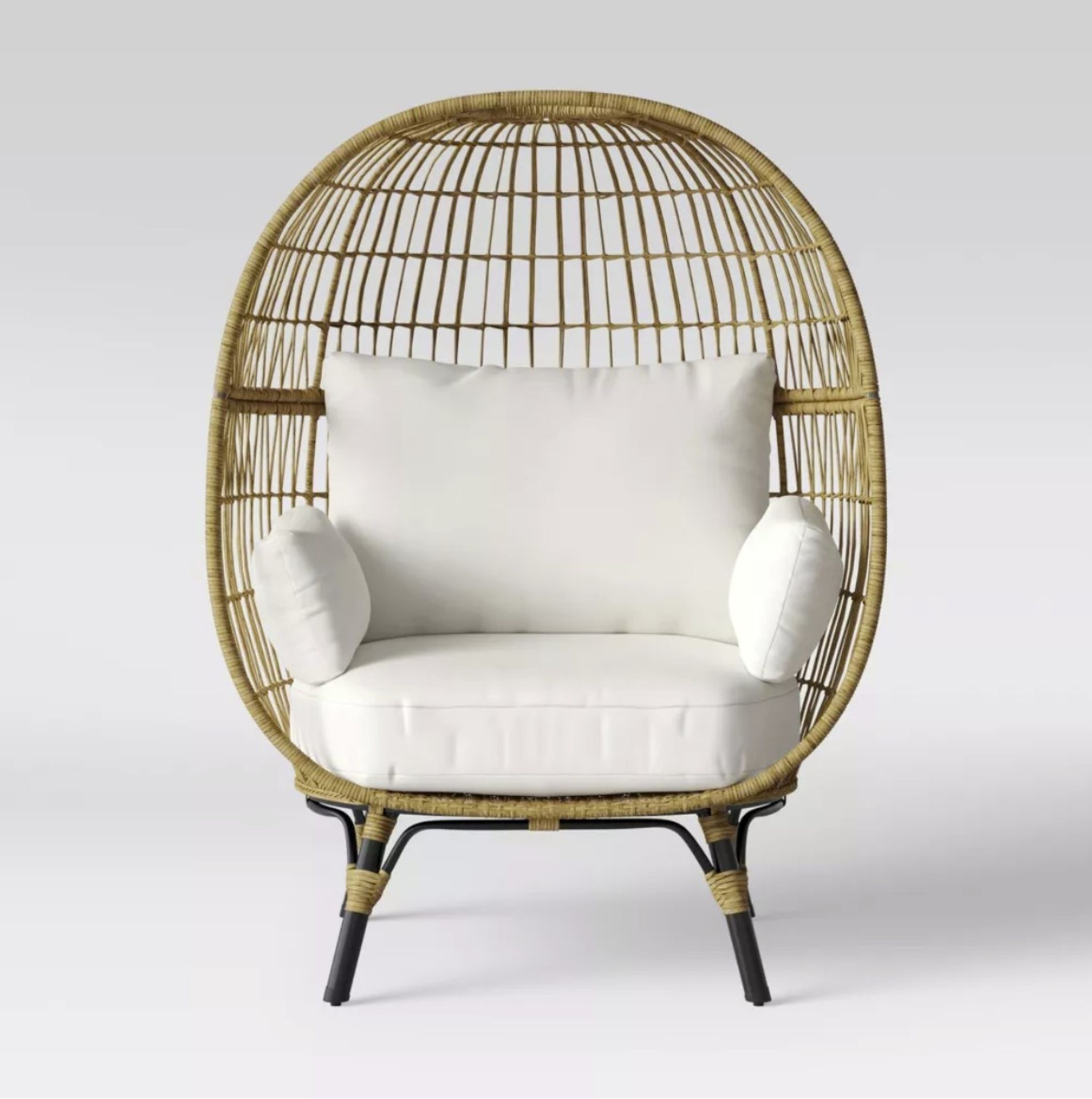 Threshold - Egg Chair - All Weather, Hand Woven Resin Wicker