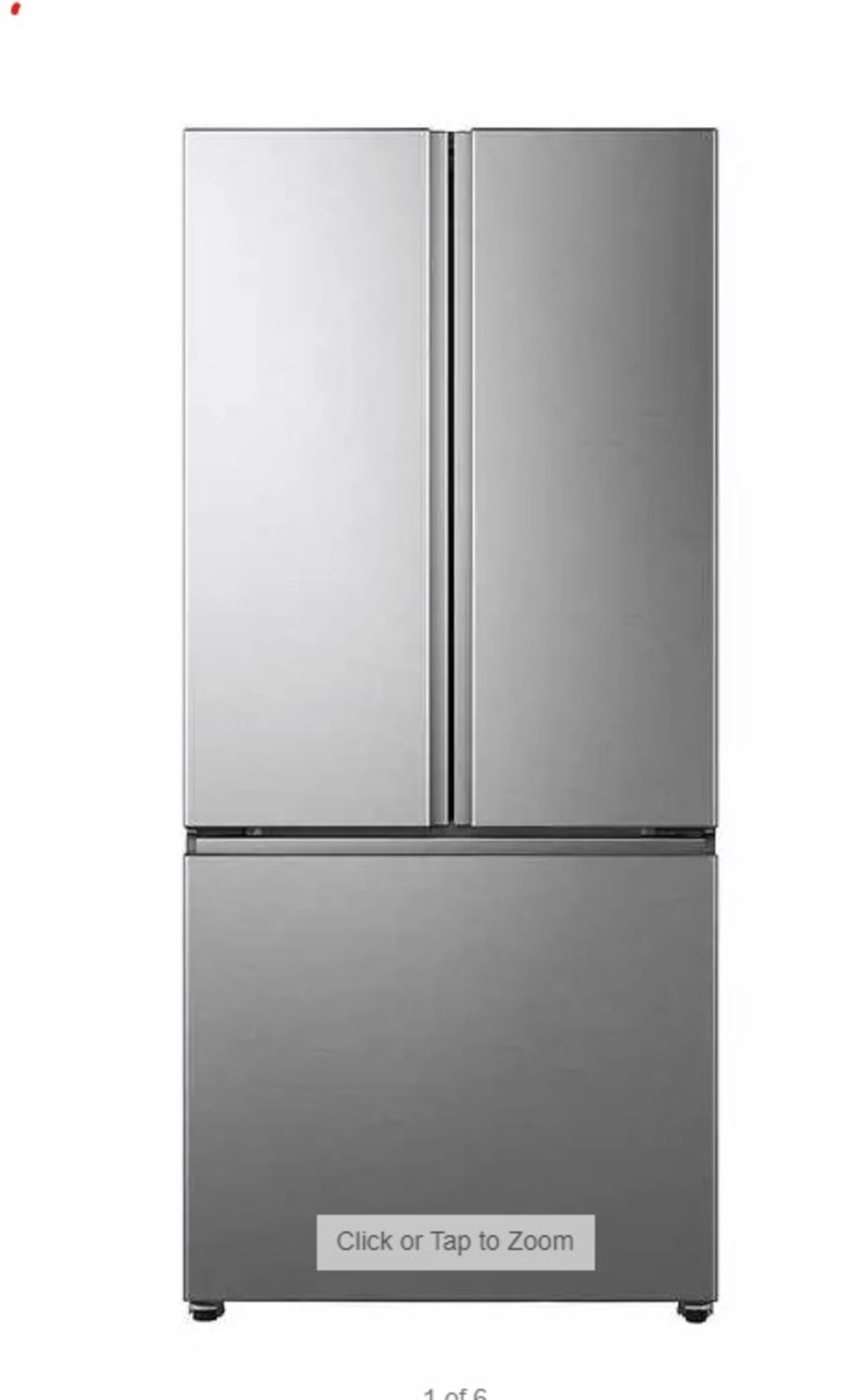 Hisense - 30In 20.8 Cu Ft. Stainless Steel French Door Refrigerator With Full Width Adjustable