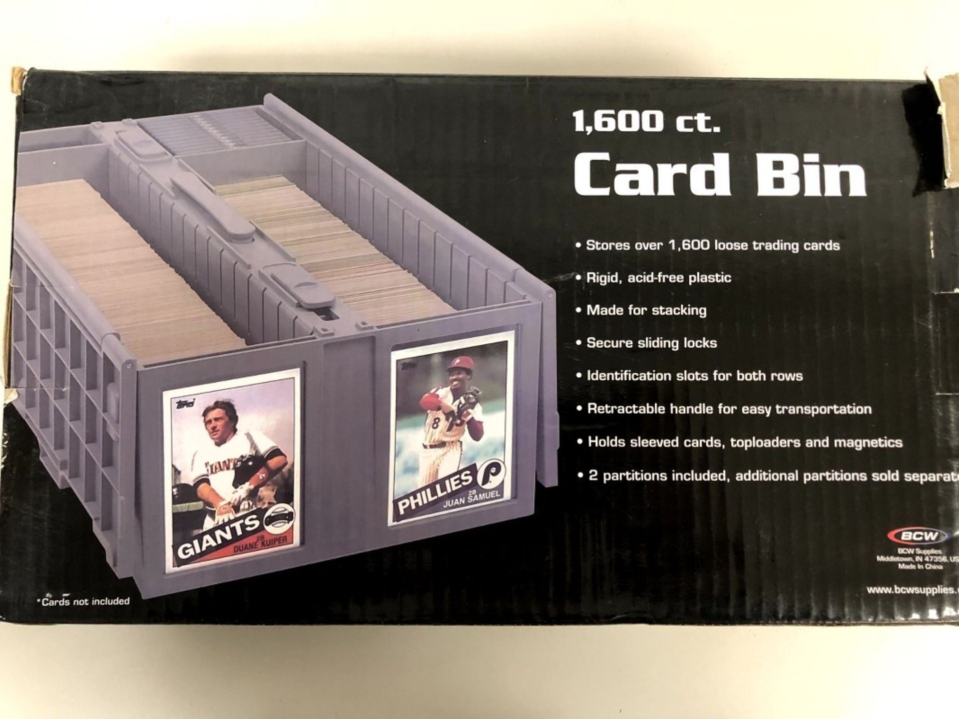 Bcw - 1600 Ct Card Bin - Image 3 of 3