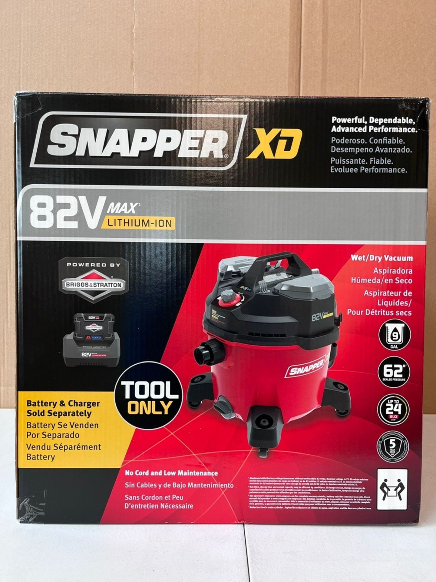 Snapper Xd - 82V Wet/Dry Vac - Battery Not Included - Sxdwsv82 - Image 2 of 3