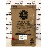 Regalo - Easy Step Extra Wide - Metal Walk Through Safety Gate - 1164 Eb Ds