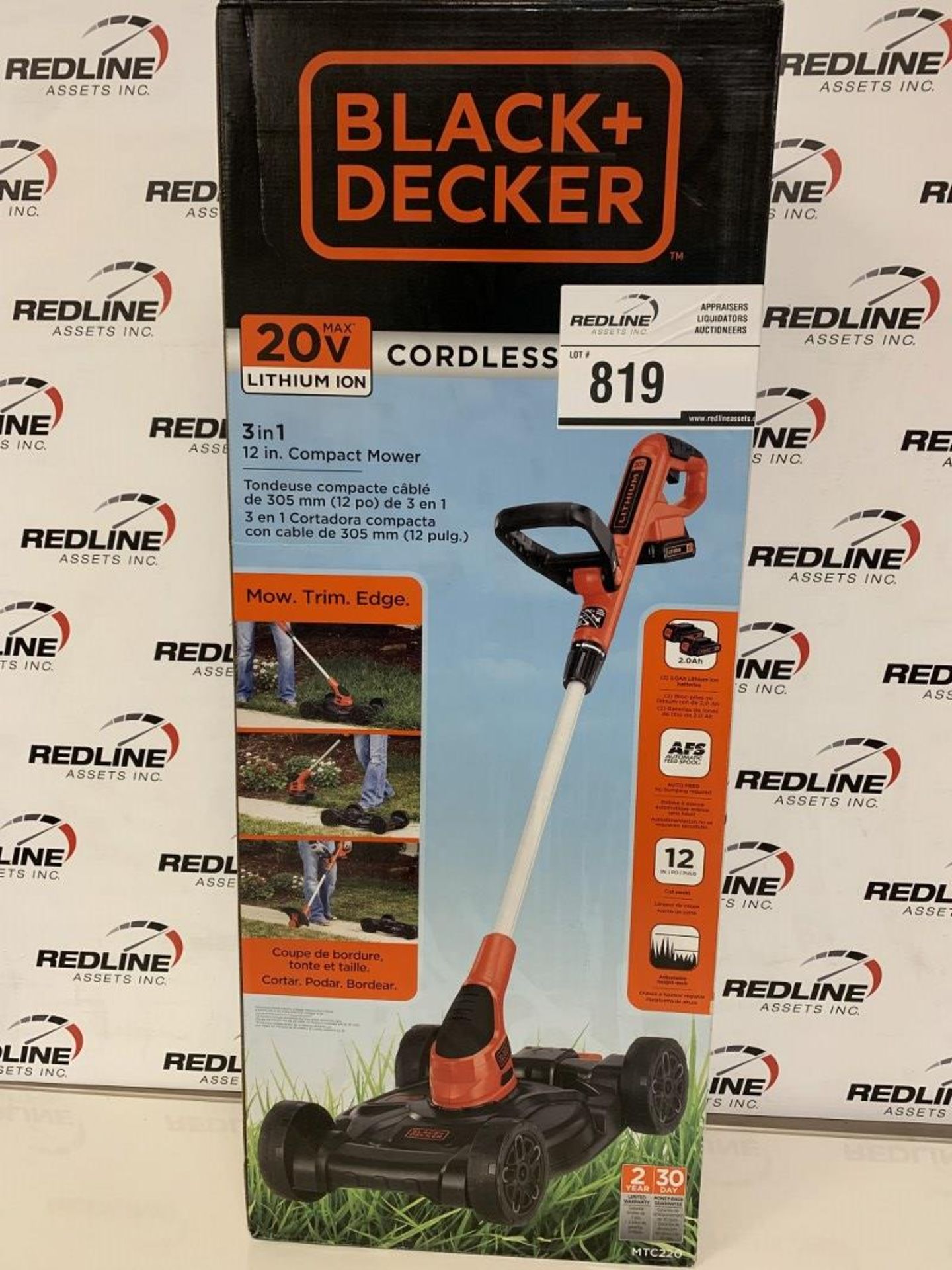 Black & Decker - 3-1 Cordless Compact Mower