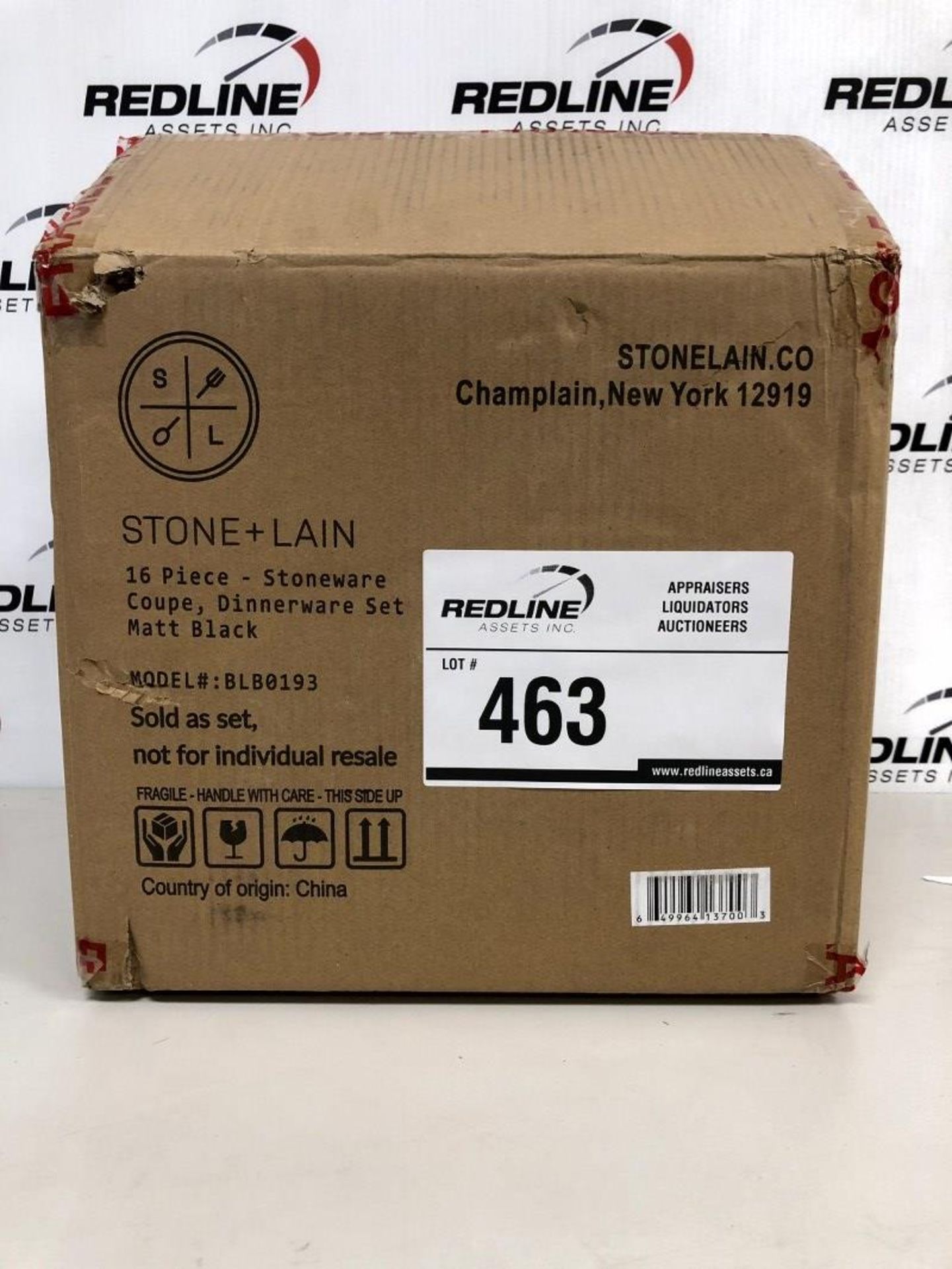 Stone & Lain - 16 Pc Stoneware Coupe Dinnerware Set - Blb0193