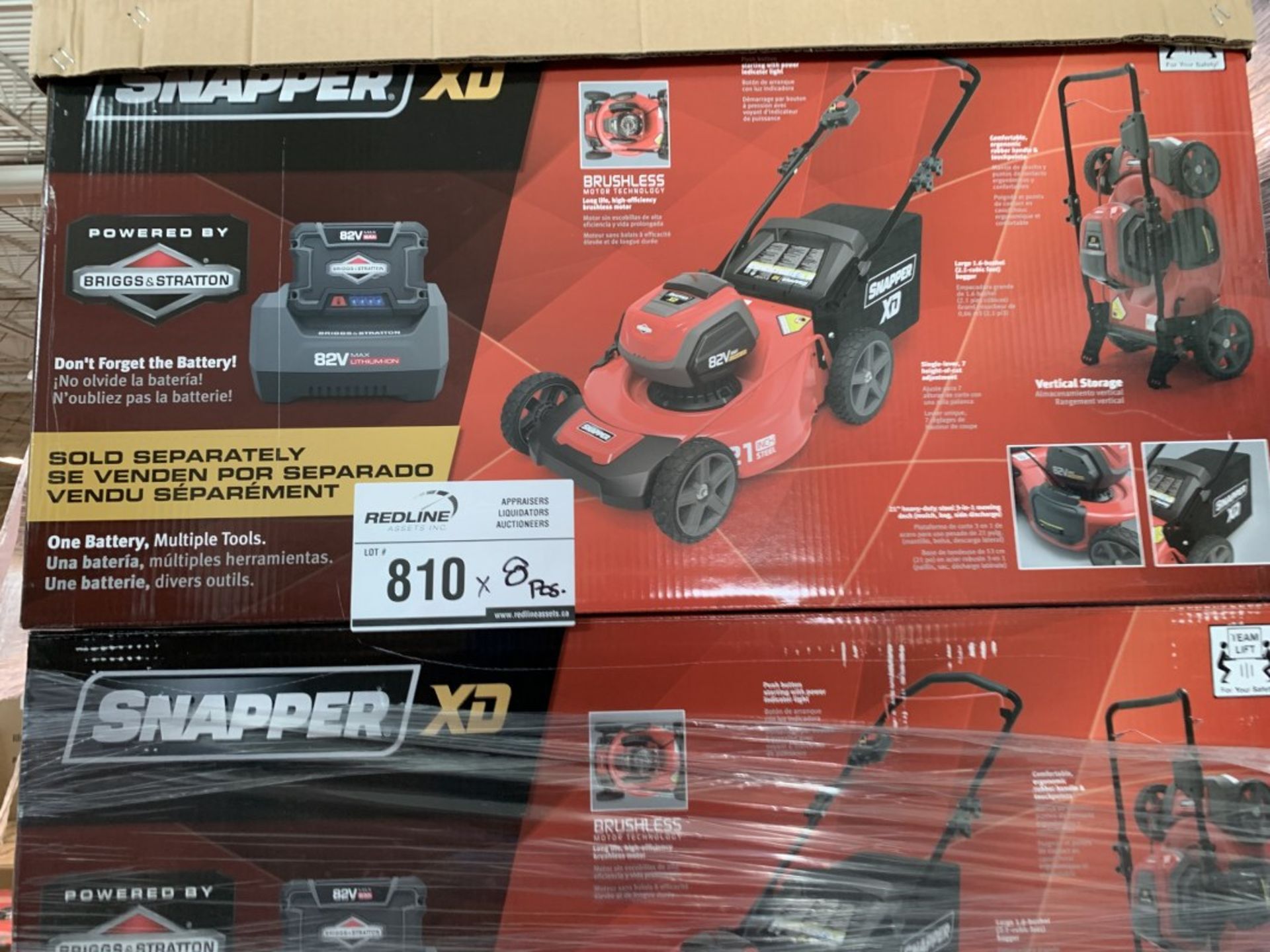 Pallet Lot - Snapper Xd - 82V 21" Cordless Walk Mower - Battery Not Included - Sxdwm82 - Image 2 of 3