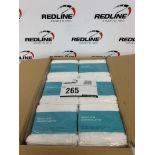 Box Of 5 Pack White Cotton Face Cloth