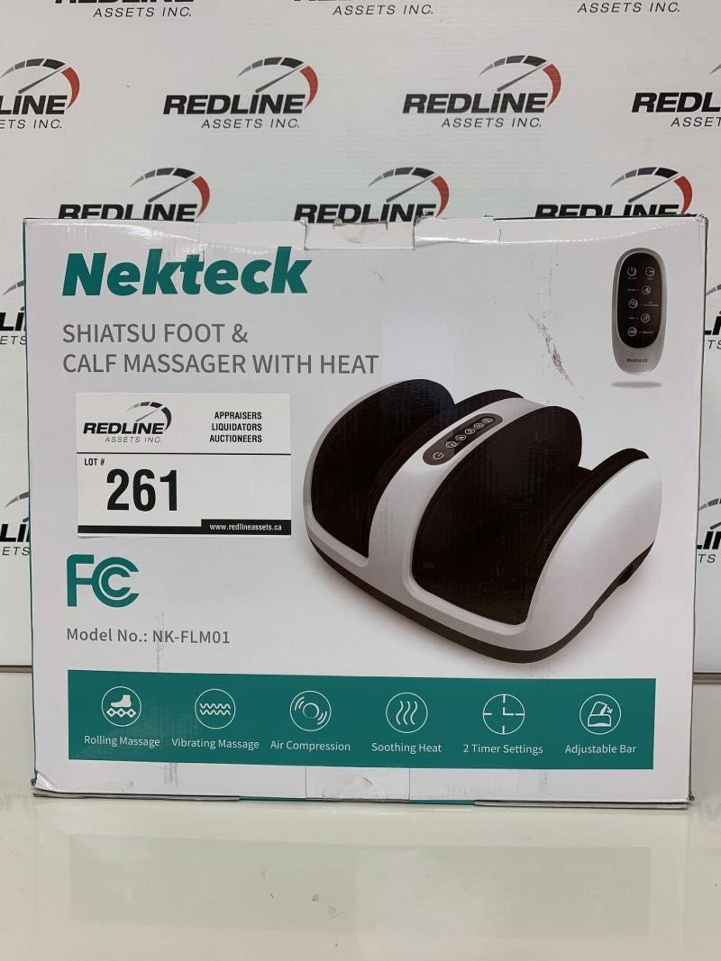 Nekteck - Shiatsu Foot & Calf Massager W/ Heat