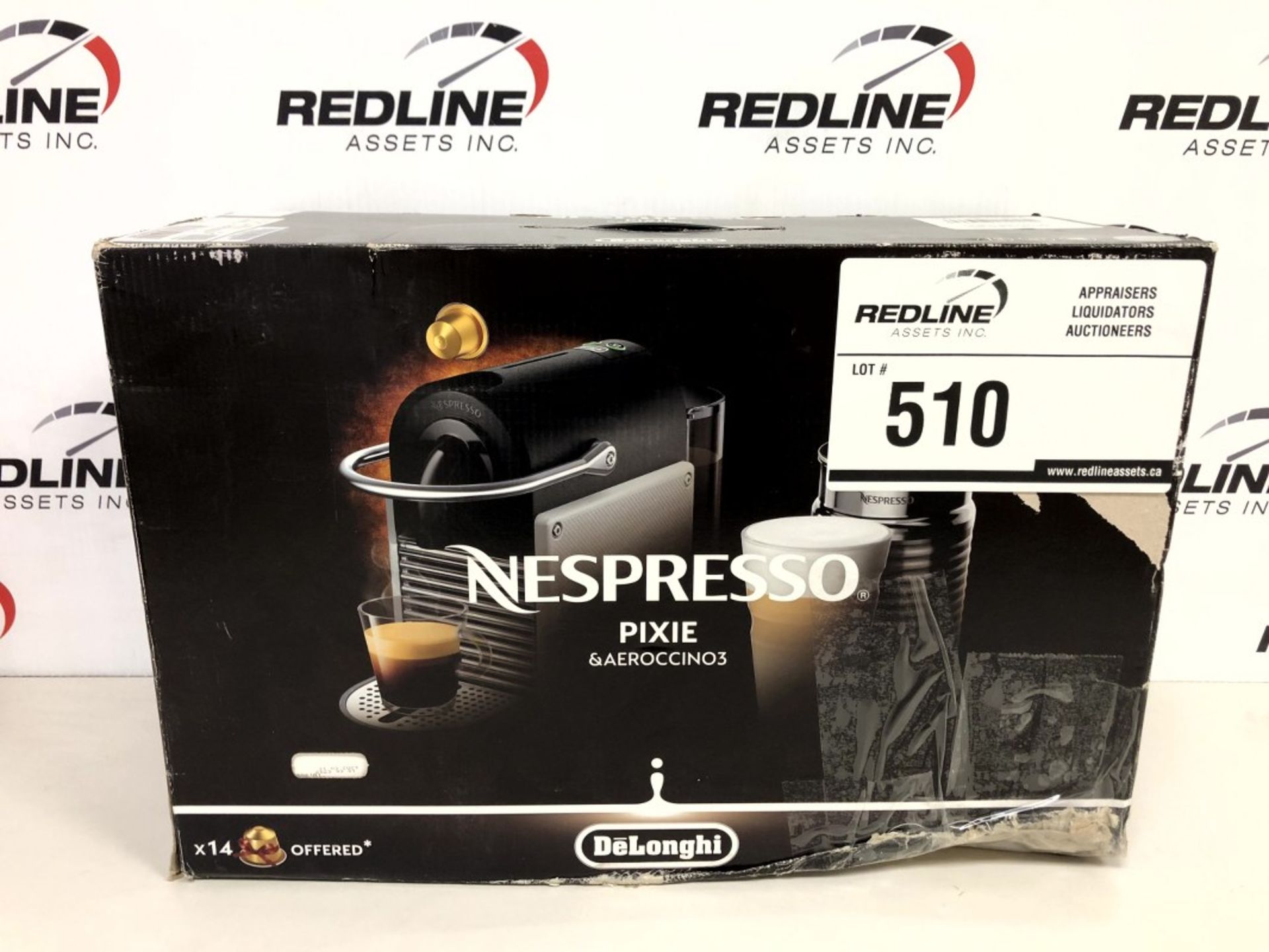 Nespresso - Pixie & Aeroccino 3 Coffee Machine