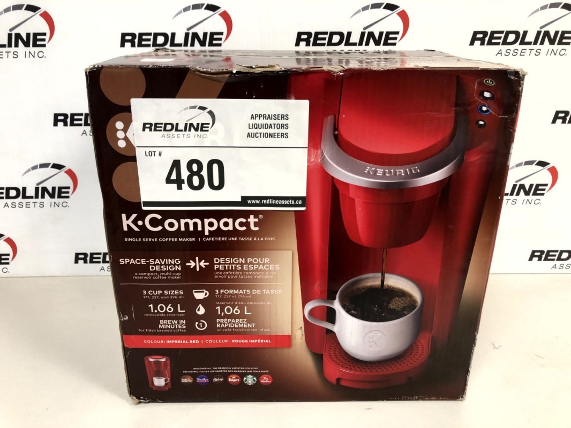 Keurig - Kcompact Single Serve Coffee Maker - 1.06L