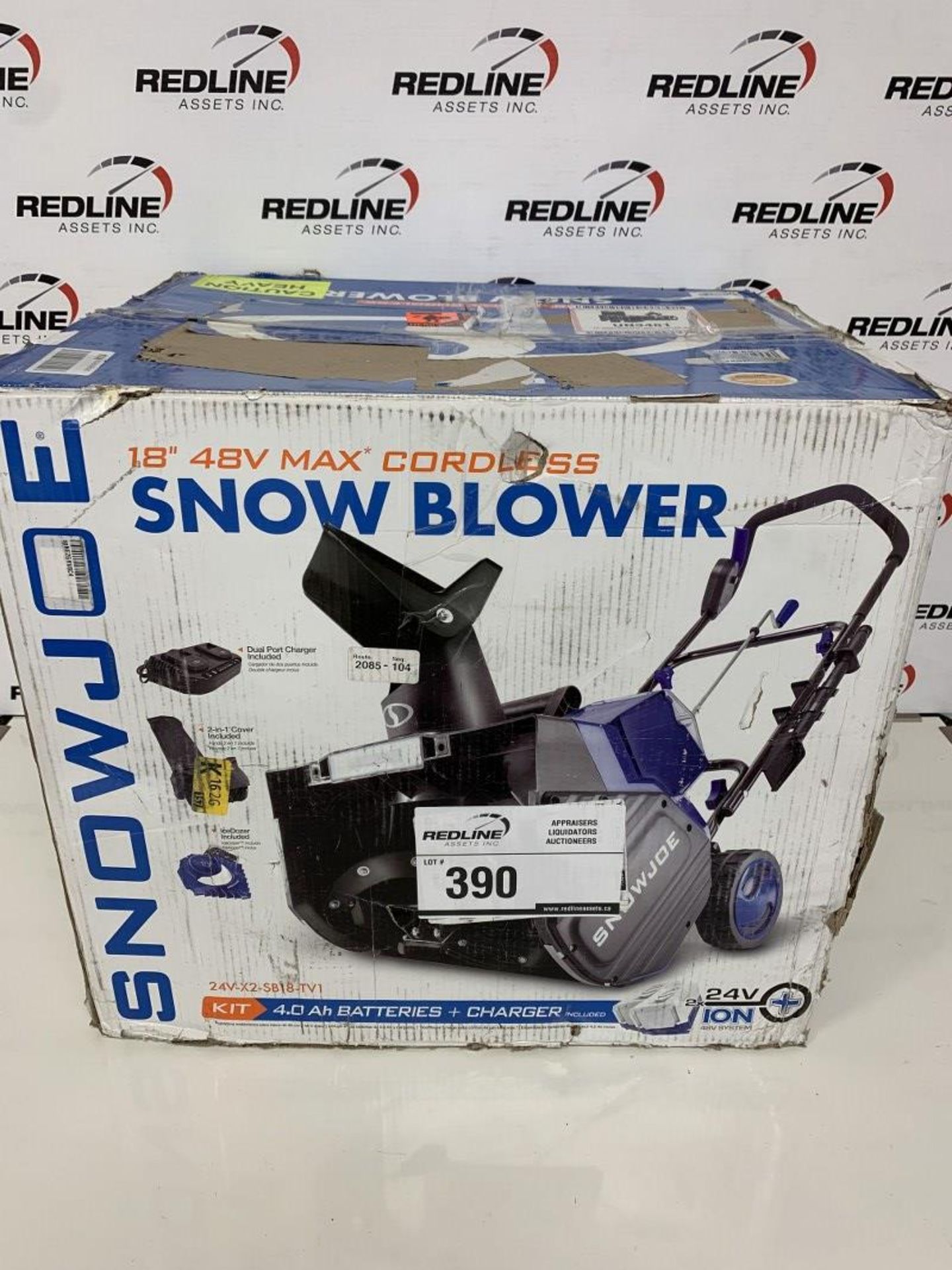 Snowjoe - 18" 48V Max Cordless Snow Blower