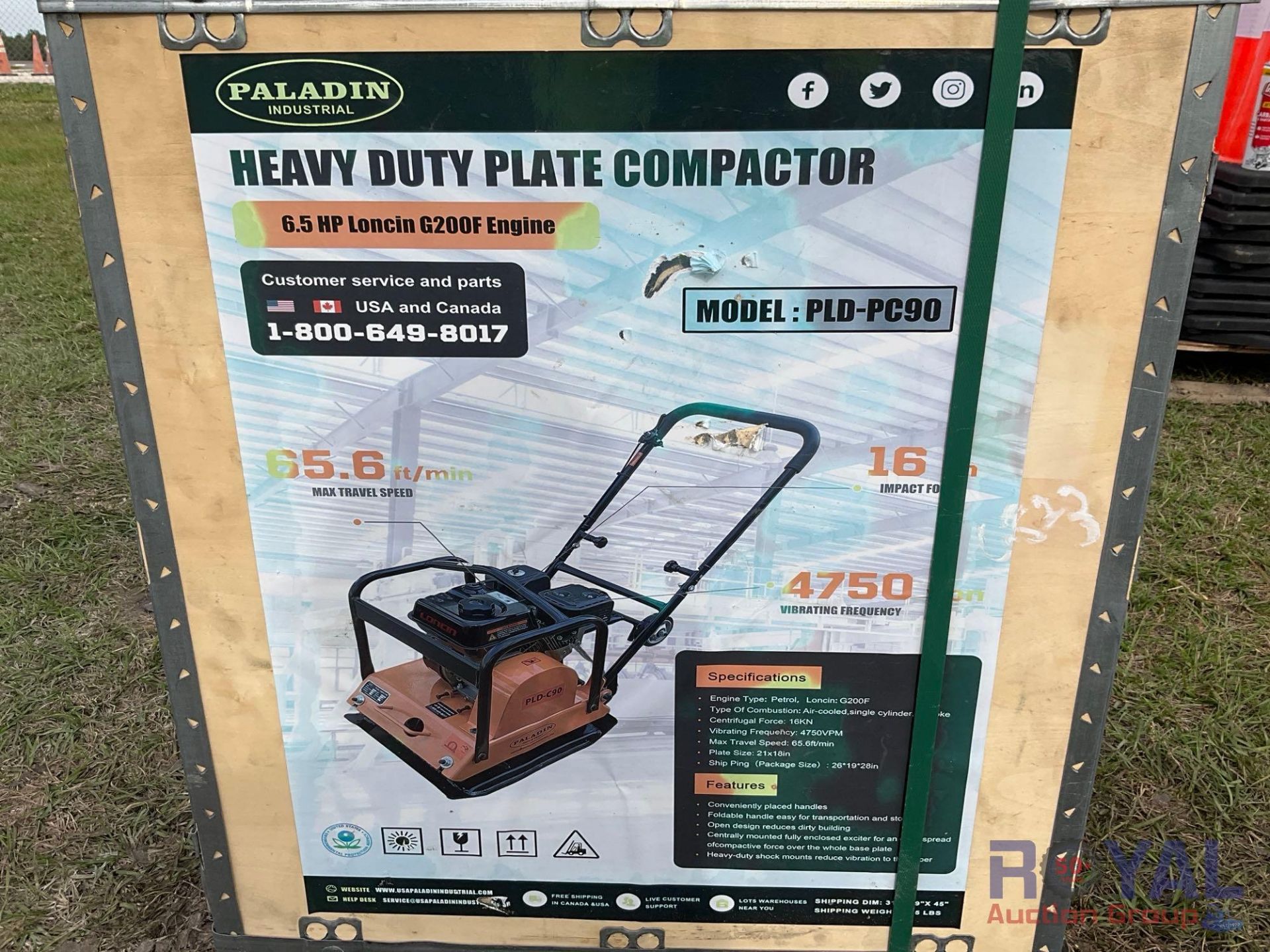 2023 Paladin PLD-PC90 Plate Compactor - Image 5 of 5