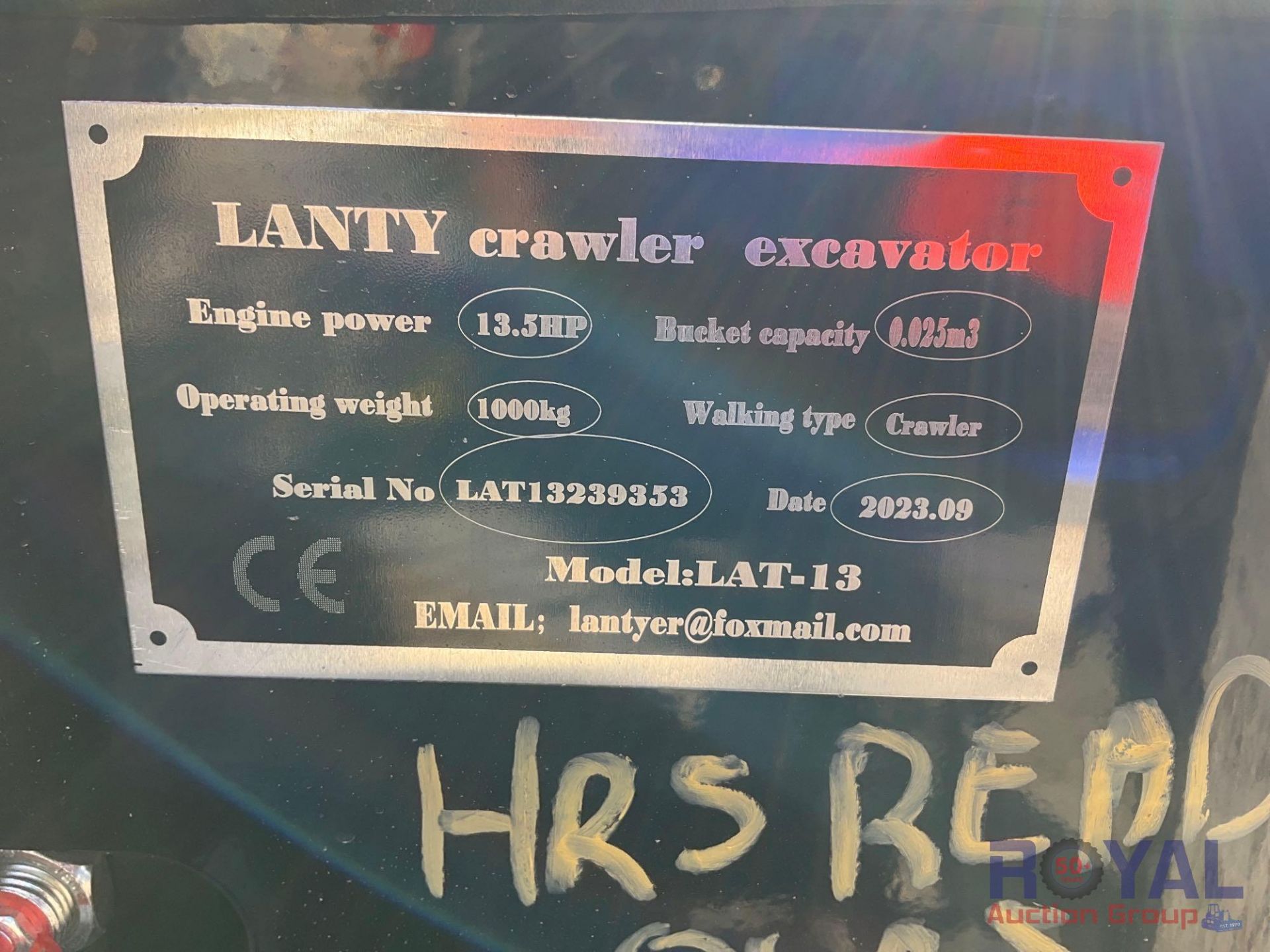 2023 Lanty LAT-13 Hydraulic Mini Excavator - Image 5 of 20