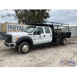 2013 Ford F550 Crew Cab FlatBed Truck