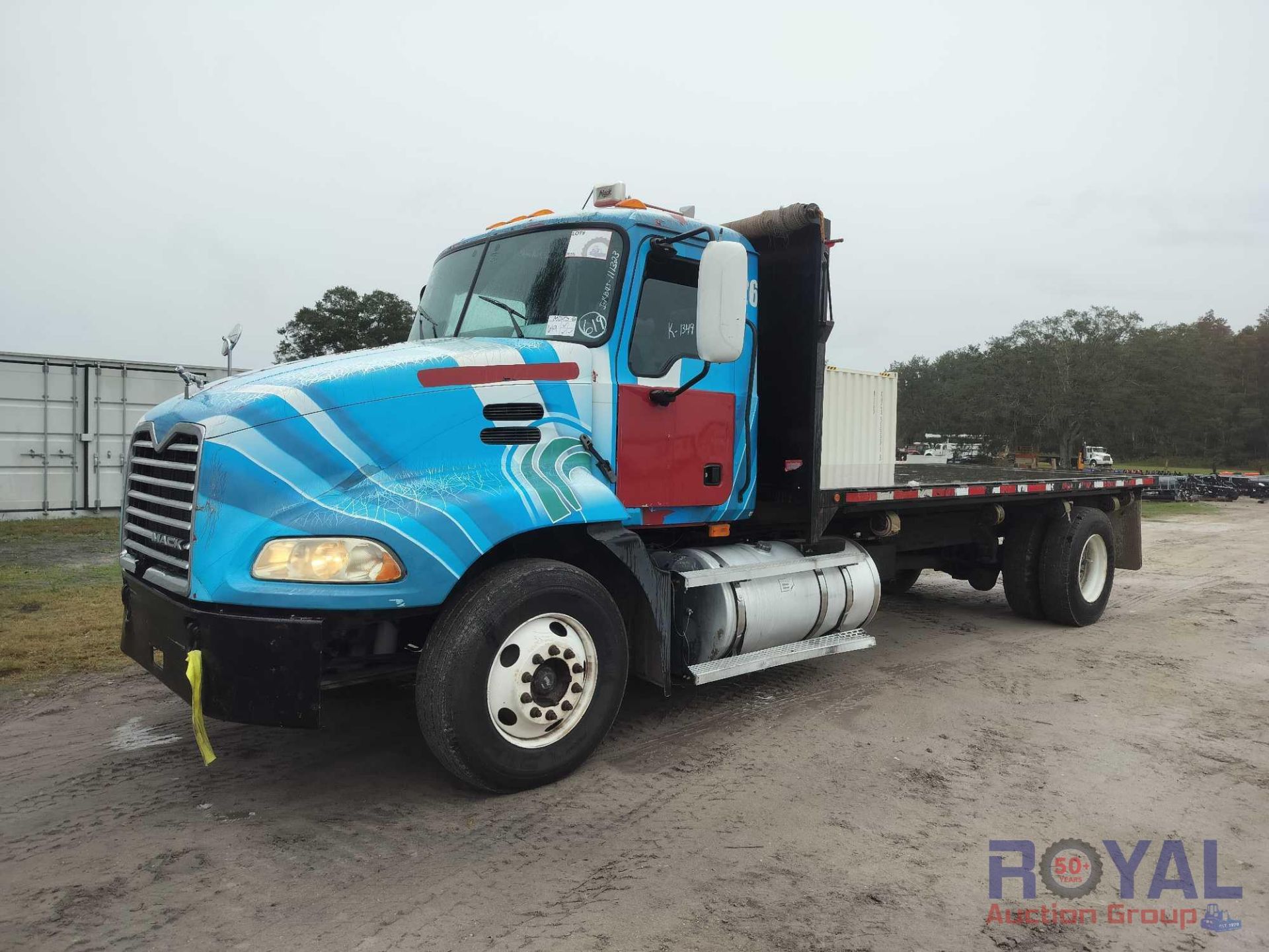 2007 Mack CXP612 18 Ft Flatbed Truck