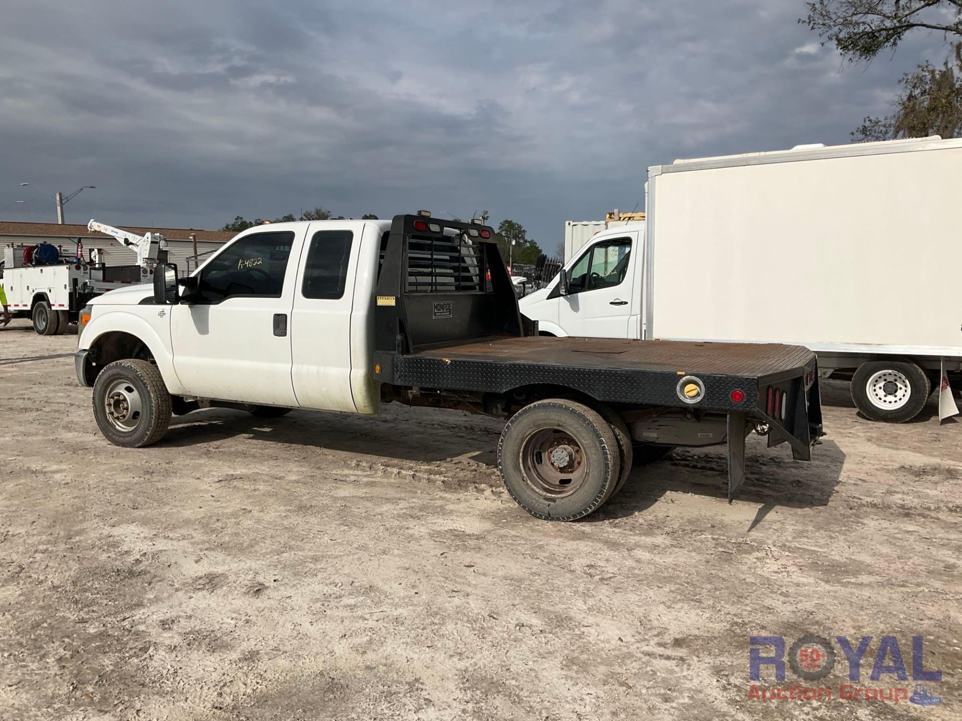 2015 Ford F350 4x4 9ft Flatbed Truck - Image 4 of 26