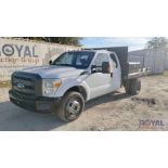 2013 Ford F350 Stake Body Flat Bed