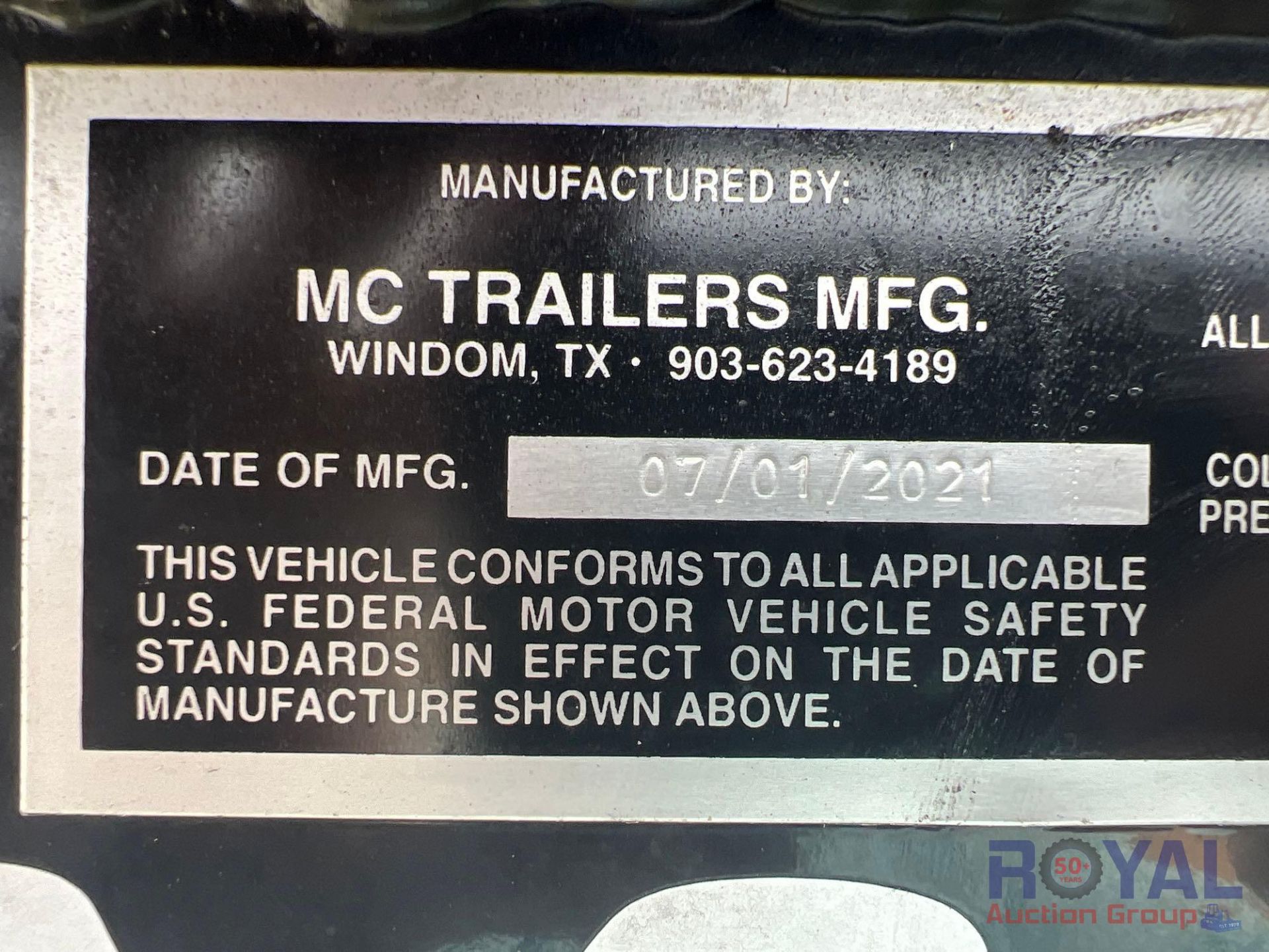 2021 MC Trailers 29FT T/A Gooseneck Trailer - Image 3 of 10