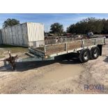 15ft Tandem Axle Utility Trailer