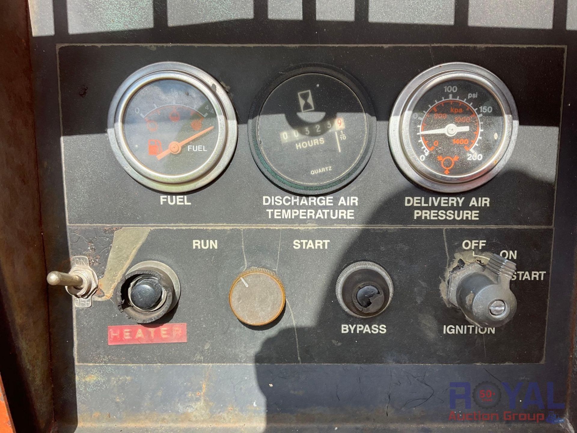 Sullivan D100Q Air Compressor S/A Towable Trailer - Image 8 of 9