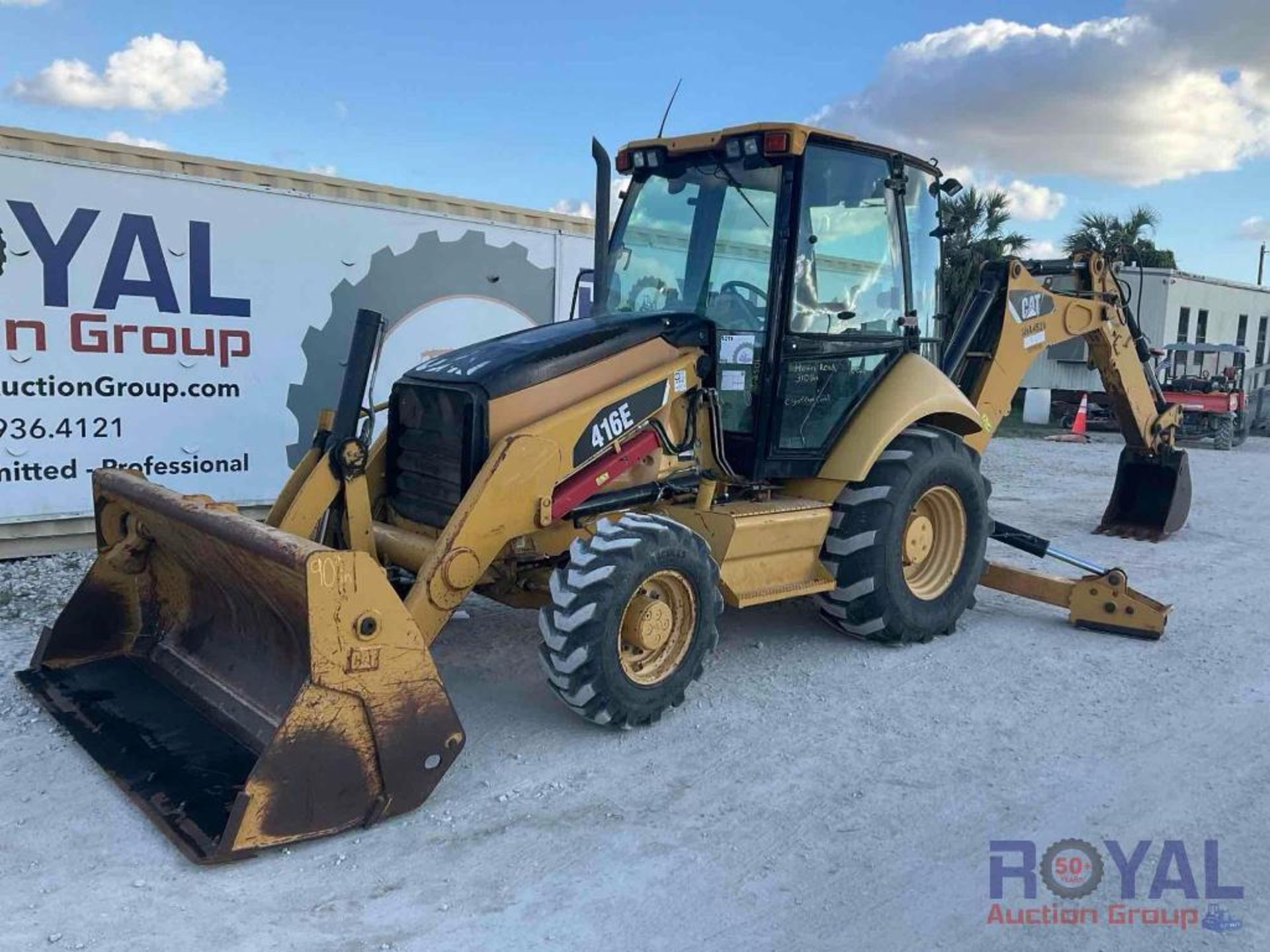 2008 Caterpillar 416E Extendahoe Backhoe Loader