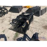 JMR 72in Grapple Root Rake Skid Steer Attachment