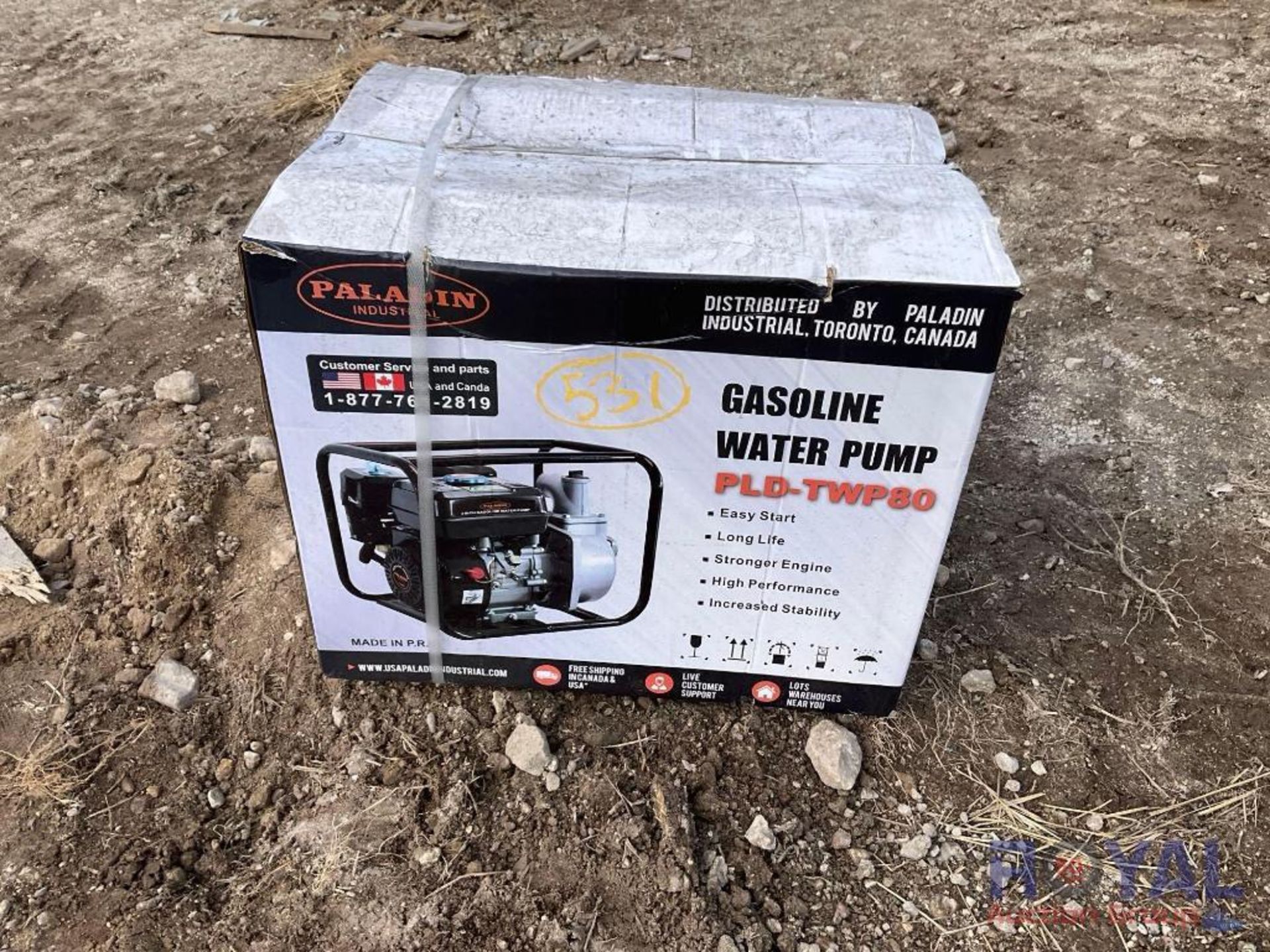 2024 Paladin PLD-TWP80 Gas Powered 3 Inch Semi-Trash Water Pump - Bild 3 aus 4