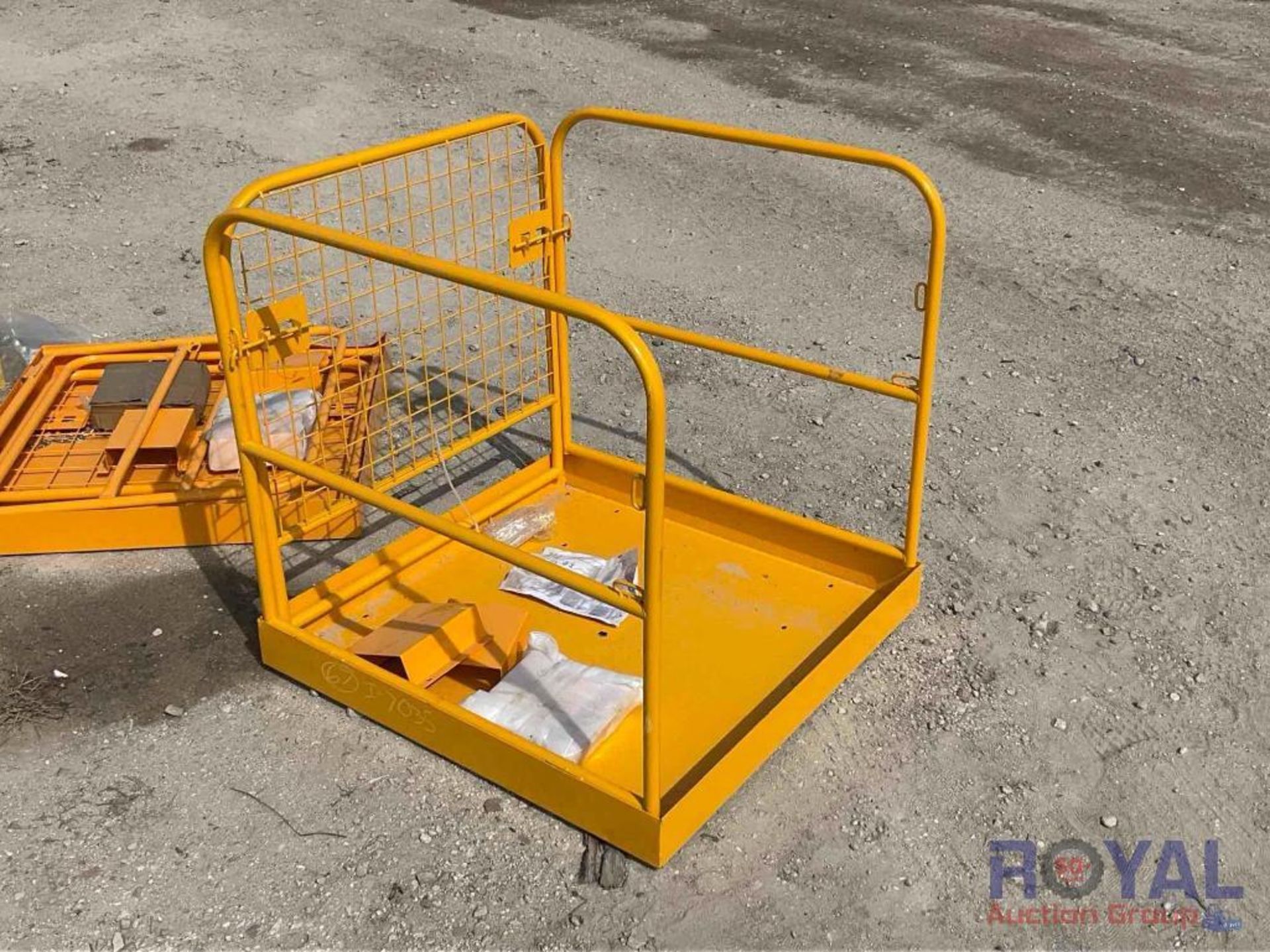 Forklift Collapsible Safety Cage Man Basket