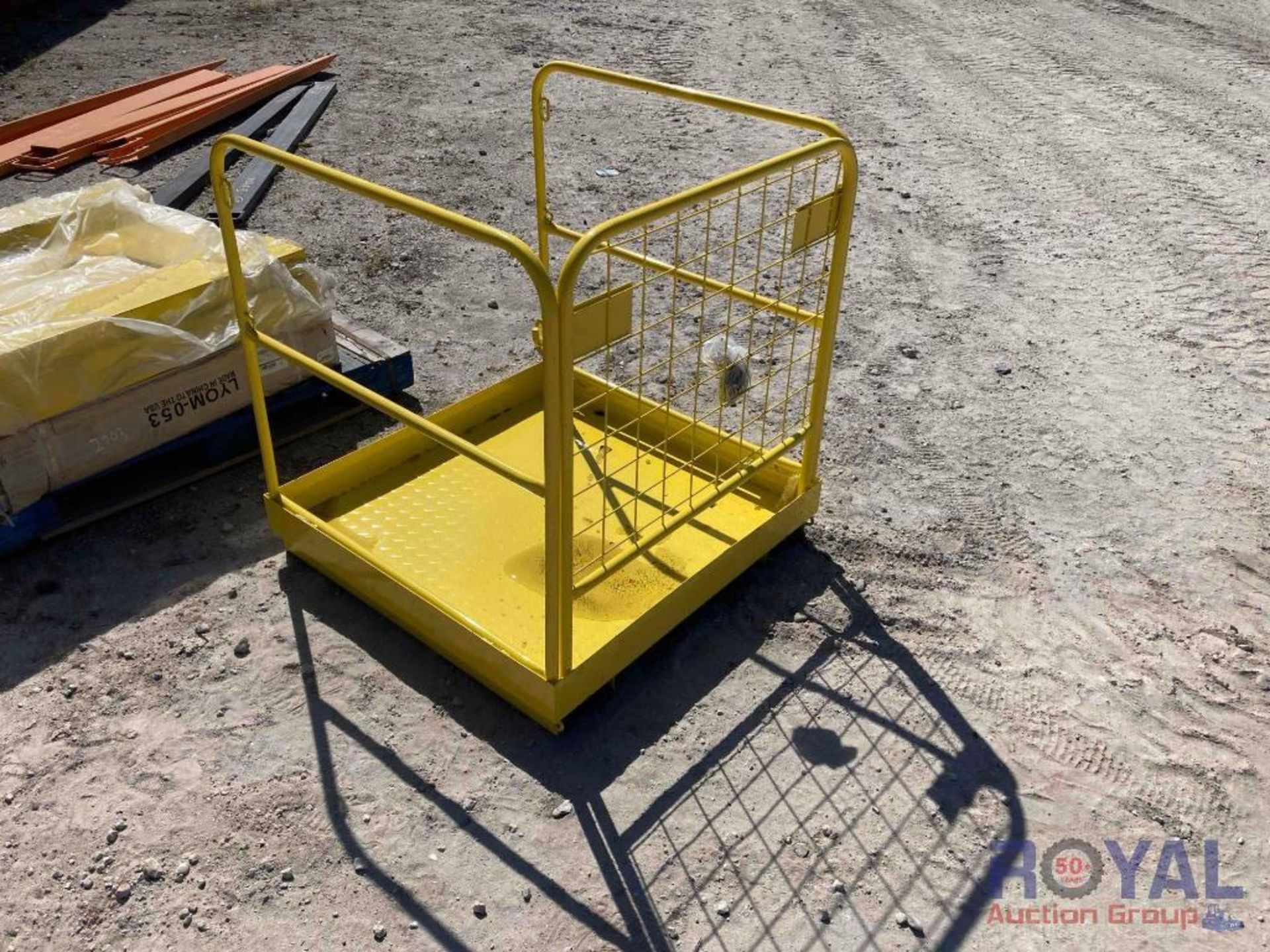 Forklift Collapsible Safety Cage Man Basket - Image 2 of 4