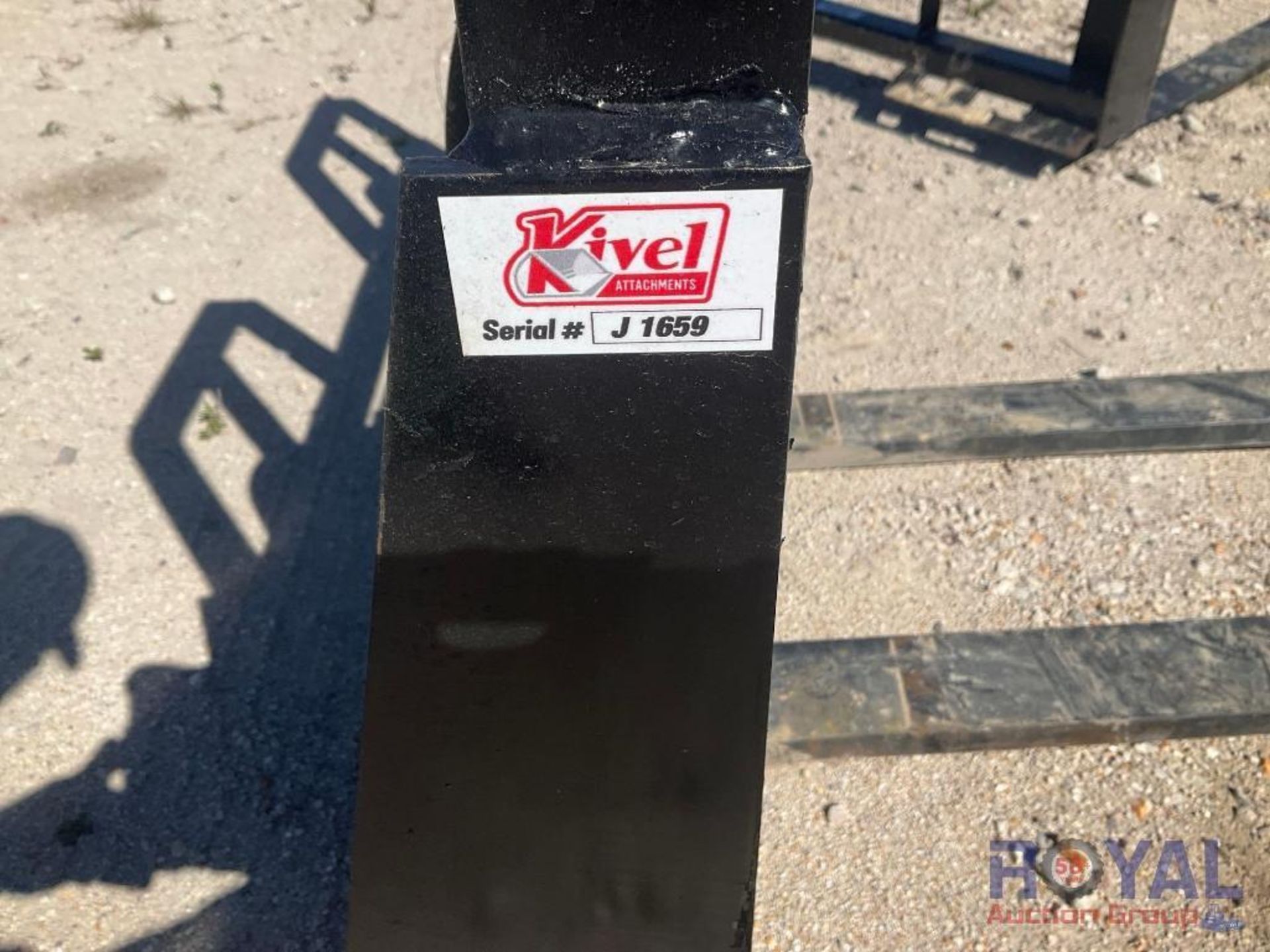 2023 Kivel 4200lbs 48in Fork Skid Steer Attachments - Image 5 of 5
