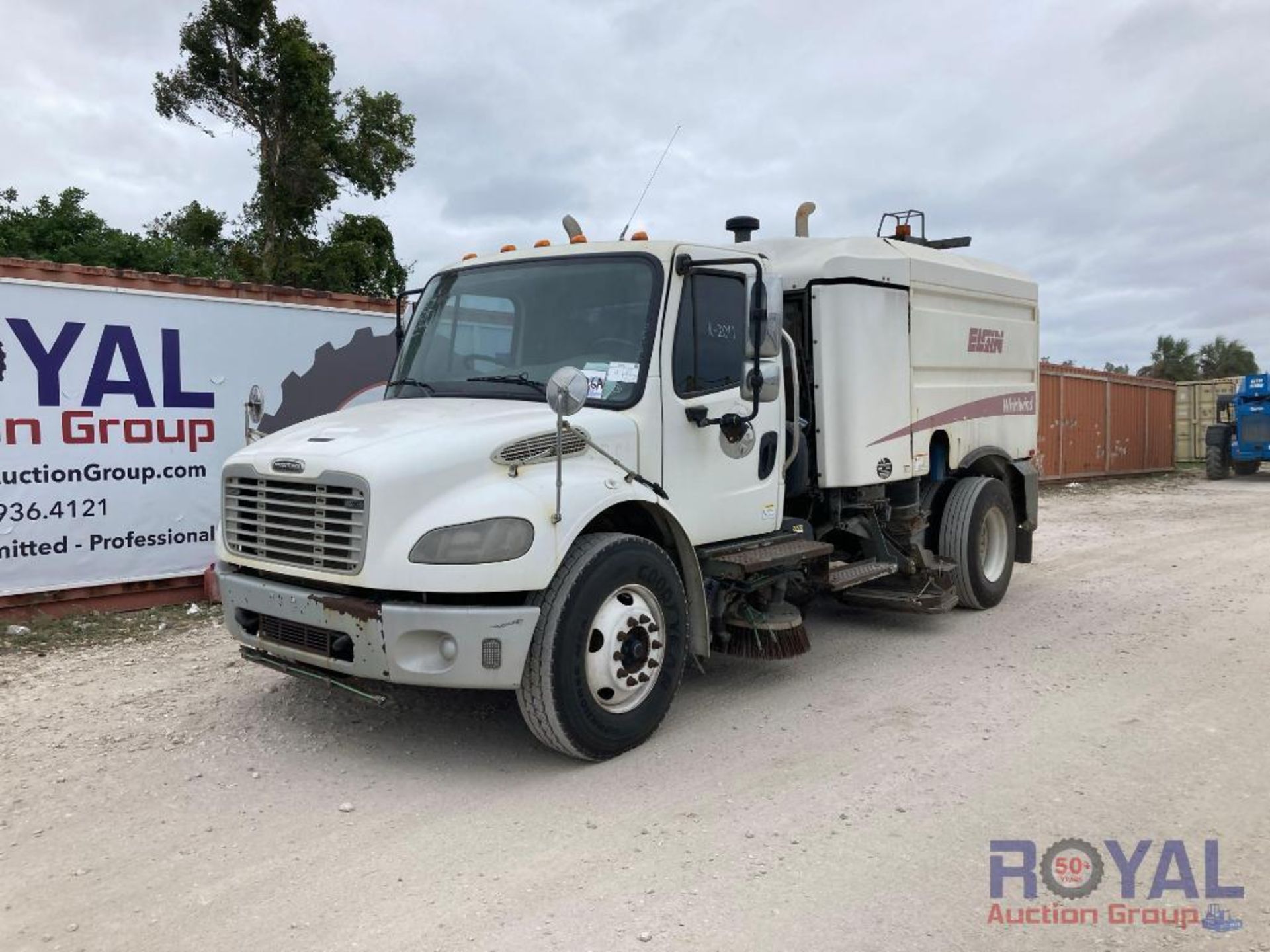 2015 Freightliner M2 106 Elgin MV Street Sweeper Truck