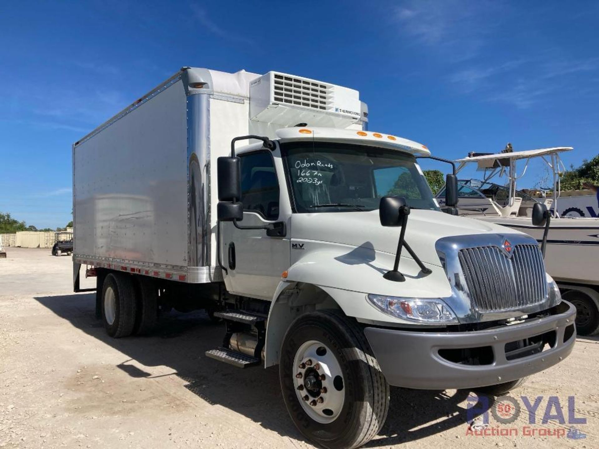 2023 International MV607 Thermo King Reefer Box Truck 18x8ft x 11ft. 7in. Height - Image 2 of 45