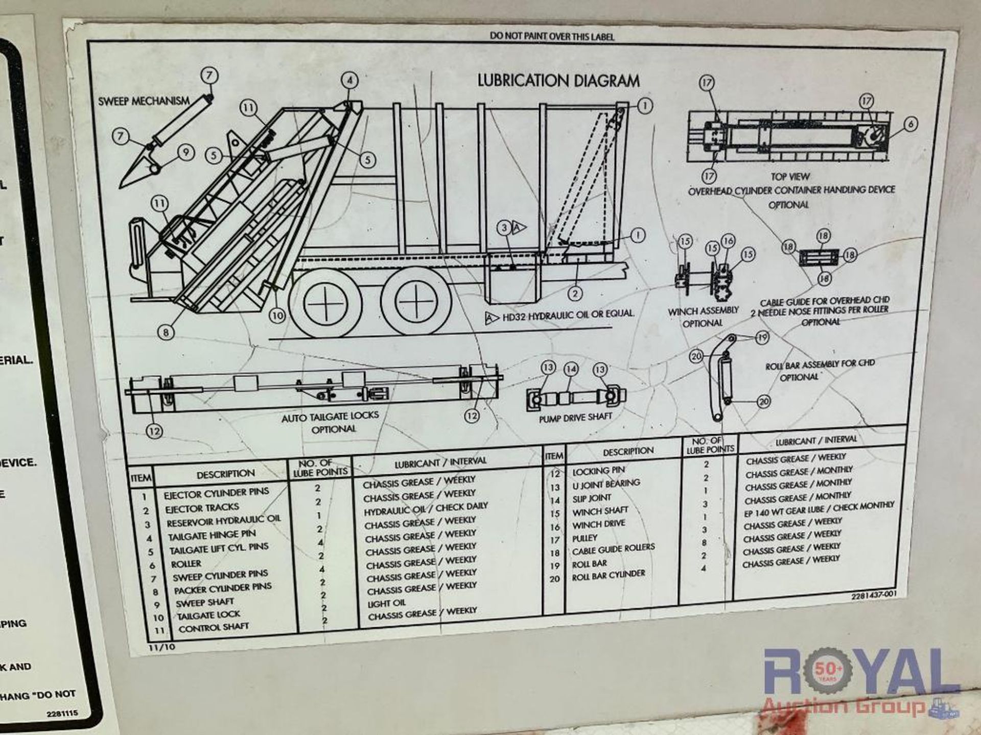 2011 Ford F750 Pak-Mor Rear Loader Garbage Truck - Image 33 of 46