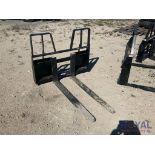 2023 Kivel 4200lbs 48in Fork Skid Steer Attachments