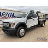 2018 Ford F450 Crew Cab 4x4 Diesel Flatbed Truck