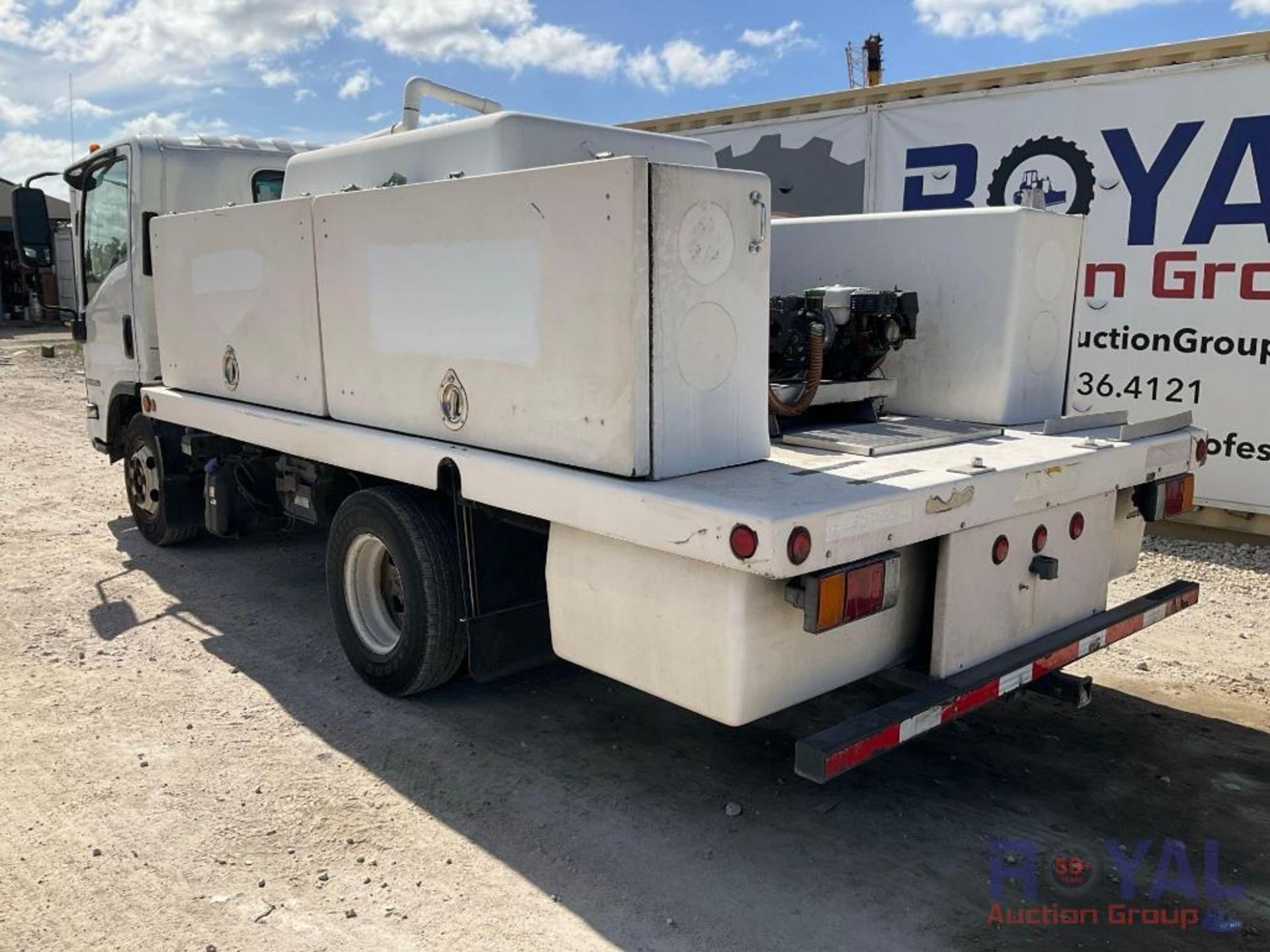 2014 Isuzu NPR-HD Flatbed Spray Truck - Image 2 of 37