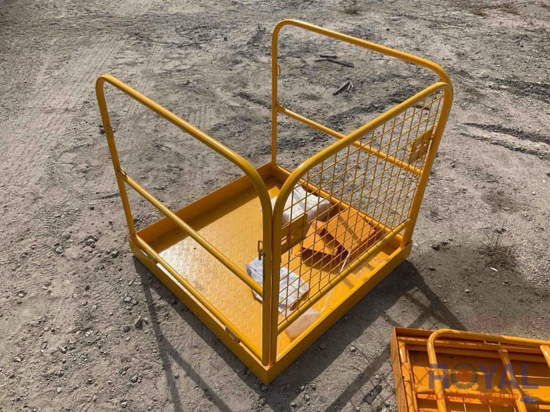 Forklift Collapsible Safety Cage Man Basket - Image 3 of 6