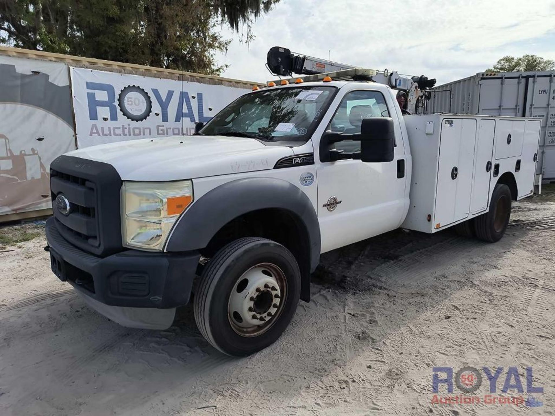 2012 Ford F-450 Auto Crane 5005H 5,000LB Crane Service Truck