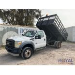 2011 Ford F550 Super Duty Stakebody Flatbed Dump Truck