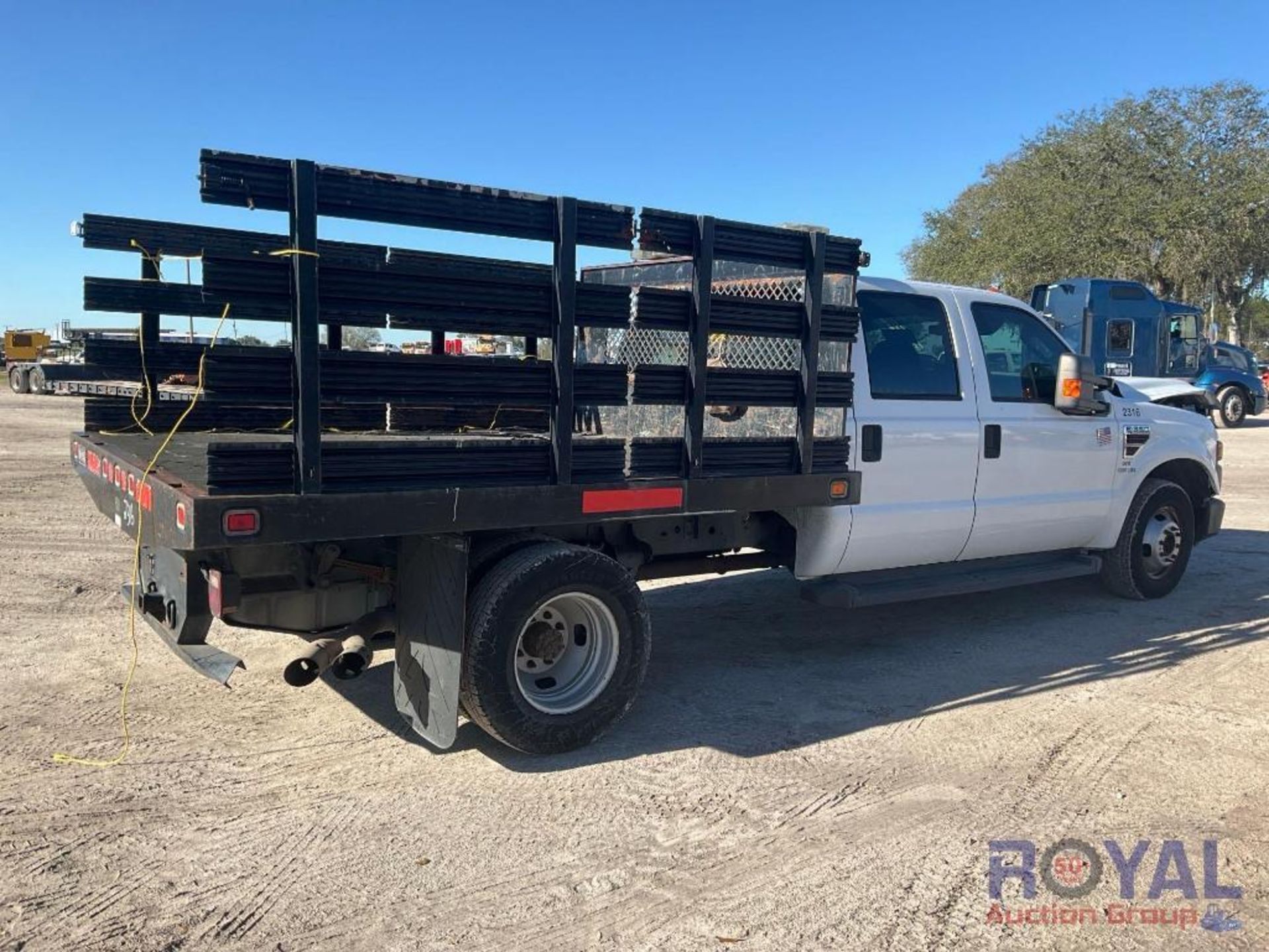 2009 Ford F350 Stake Body Flatbed Truck - Bild 3 aus 27