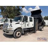 2013 International DuraStar 4300 Crew Cab Mason Dump Truck