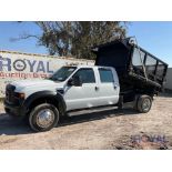 2008 Ford F450 4x4 Crew Cab Dump Truck