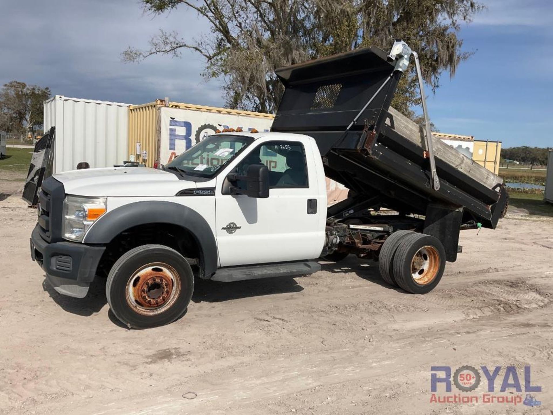 2012 Ford F-550 Mason Dump Truck