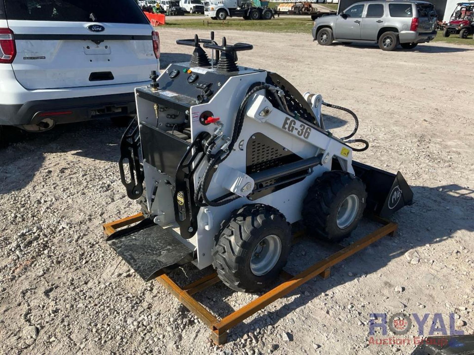 2024 EGN EG36 Stand On Mini Wheel Loader Skid Steer - Image 3 of 16