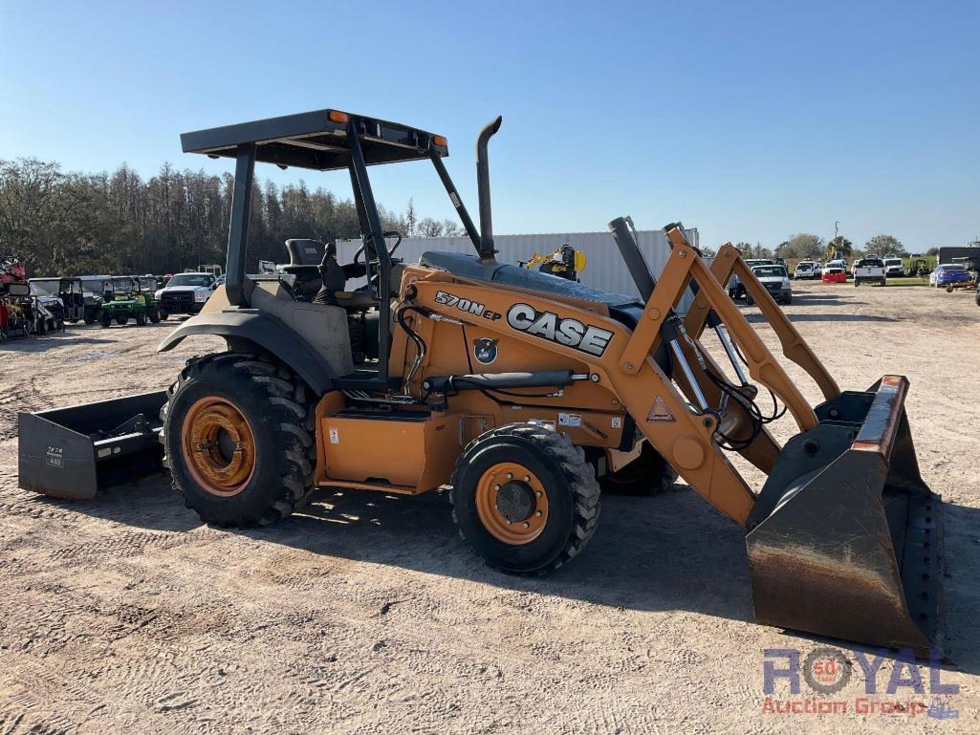 2016 Case 570N EP 4X4 Landscape Tractor Skip Loader Box Blade - Bild 2 aus 26