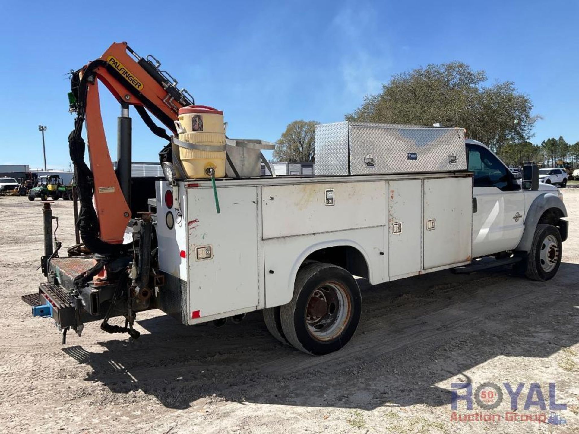 2012 Ford F550 Palfinger PC3800 Crane Service Truck - Image 3 of 34