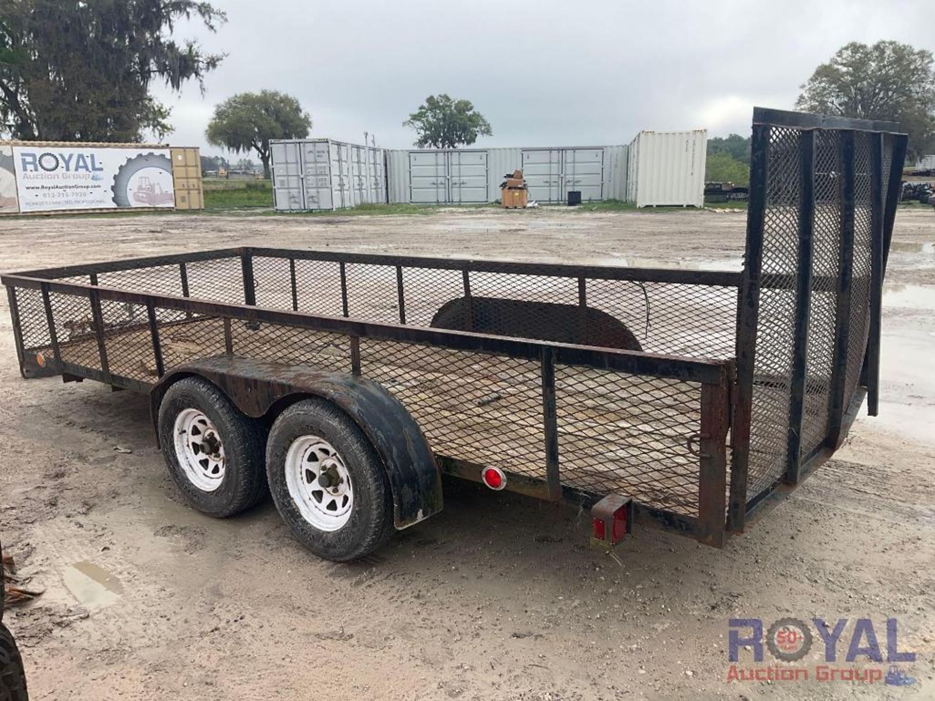 16ft T/A Trailer w/ Fold Down Ramp - Bild 4 aus 9