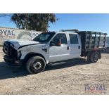 2009 Ford F350 Stake Body Flatbed Truck