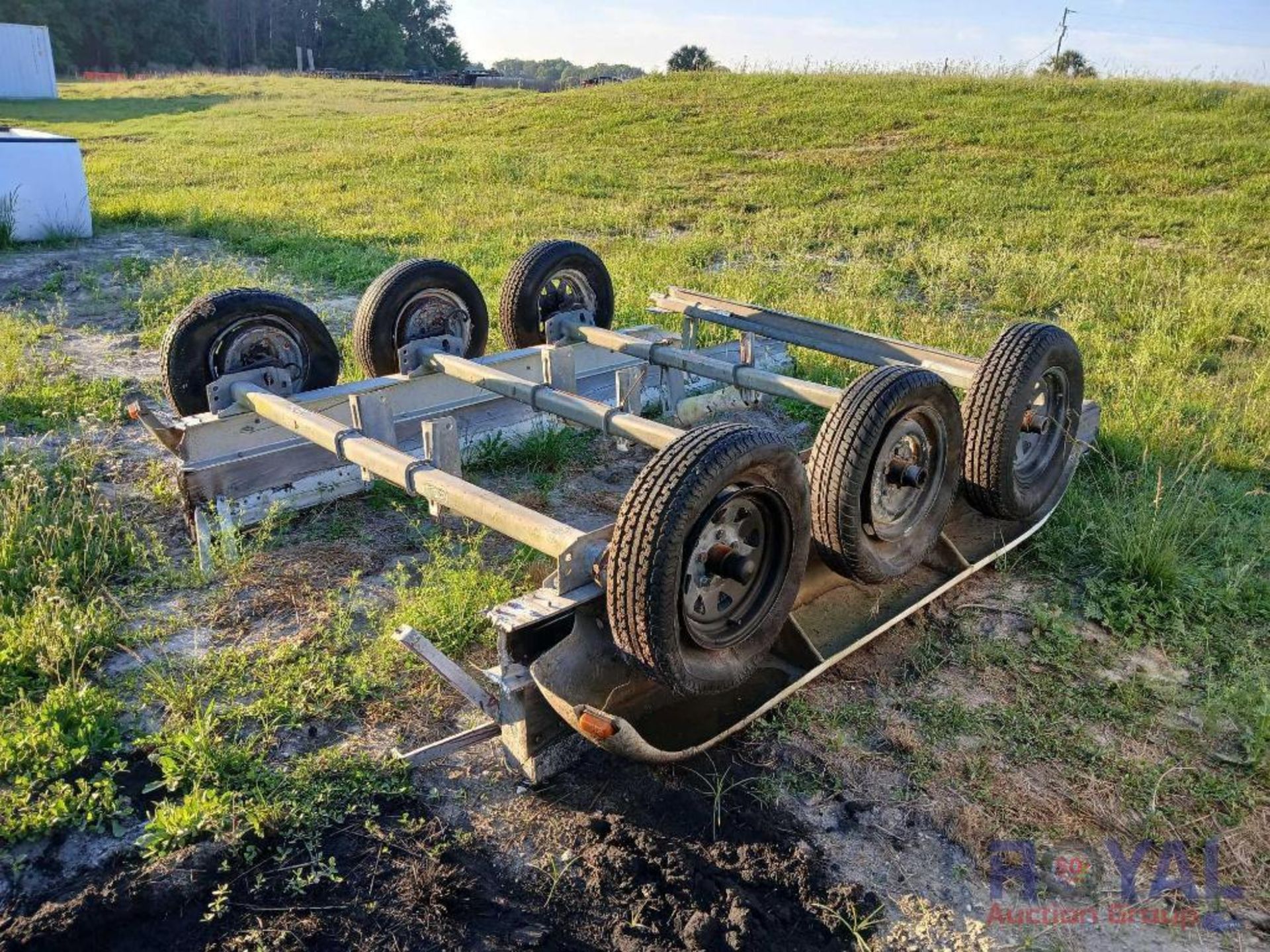 Set of 3 Torsion Axles on Aluminum frame. - Image 3 of 7