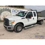 2015 Ford F-250 Super Duty Ext. Cab Gooseneck Flatbed Truck